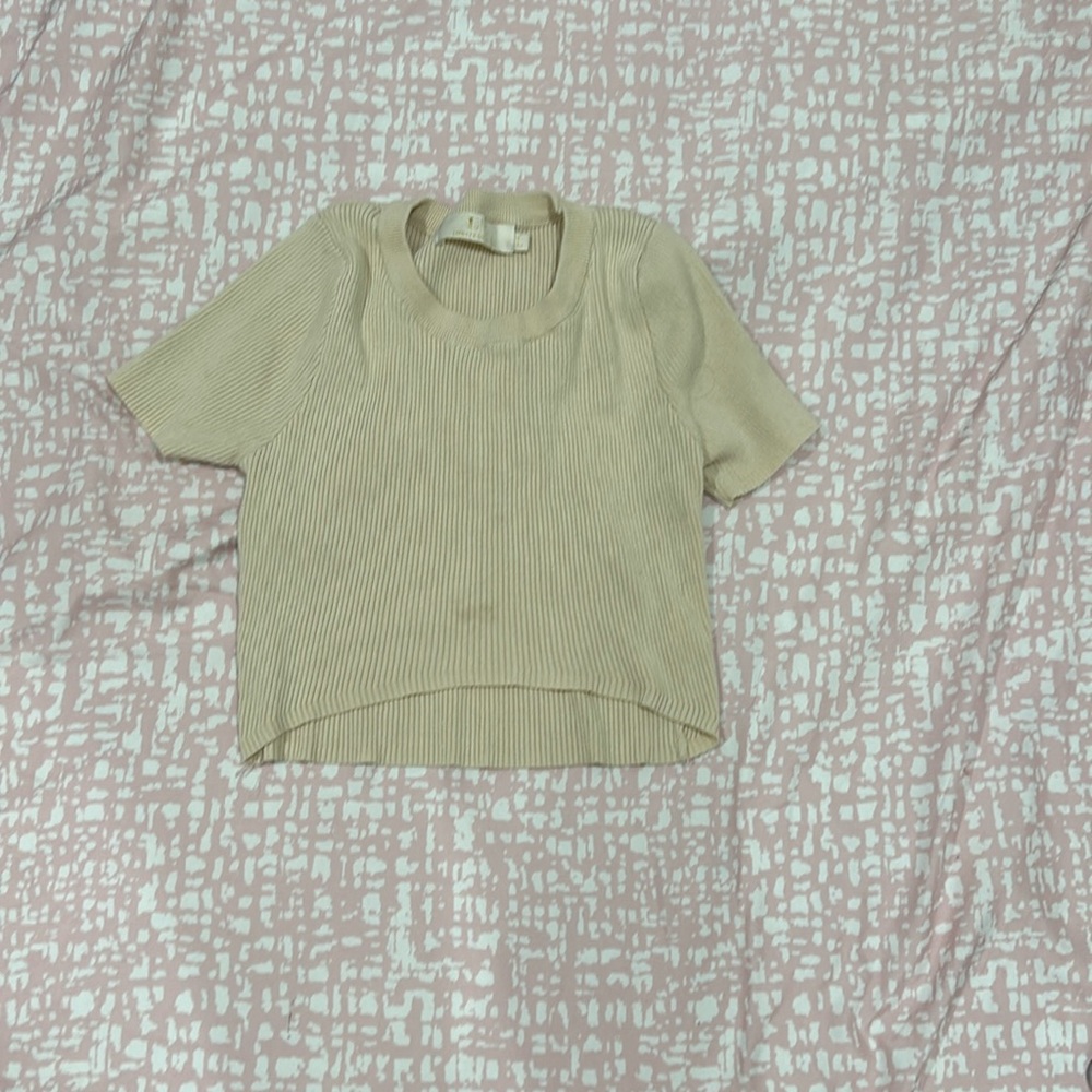 Beige Crop top